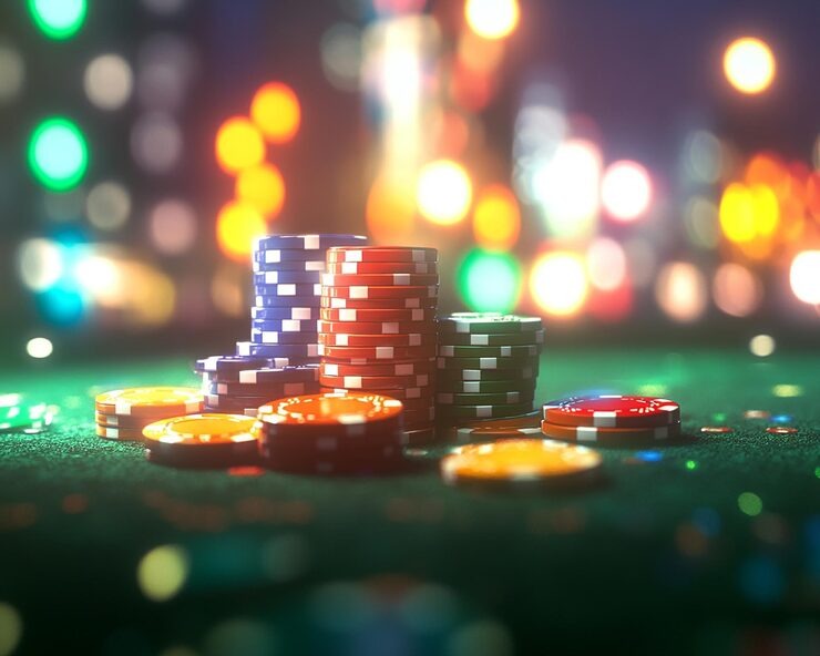 Texas Hold'em Bonus live dealer table with community cards layout